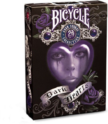 

Bicycle Dark Hearts Playing Cards Poker Size Magic Collectible Deck(Multicolor)
