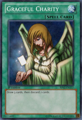 

Yu-Gi-Oh! Graceful Charity (Bp02En137) Battle Pack 2 War(Green)