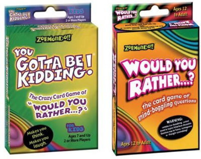 

Zobmondo!! Would You Rather/You Gotta Be Kidding (Fun Pack)(Multicolor)