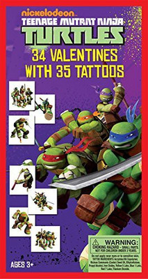 

Paper Magic 34Ct Deluxe Tattoos Teenage Mutant Ninja Turtles Kids(Multicolor)