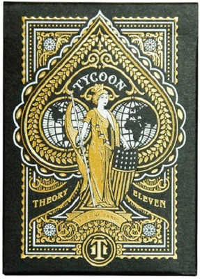 

Theory11 Tycoon Playing Cards Luxury (BLACK) Edition Poker Deck by Steve Cohen(Black)