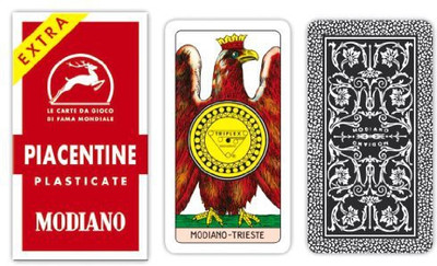 Modiano Piacenza 40 Italian Regional Playing Piacentine 40 Carte(Multicolor)