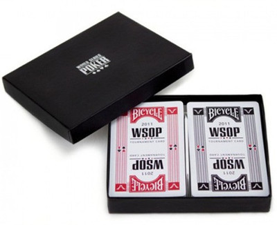Casinoite Bicycle World Series of Poker Playing Cards(Black, Red)