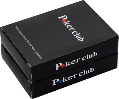 

Poker Club 2 Decks Pure Plastic(Red:Blue)