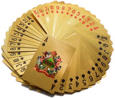 

Huppme Gold Playing Cards(Gold)