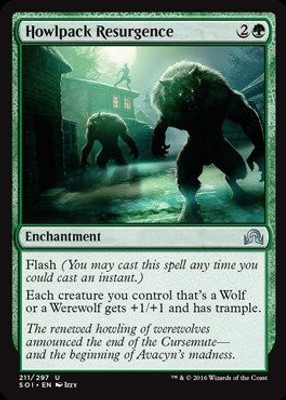 

Magic: the Gathering Howlpack Resurgence Shadows Over Innistrad(Green)