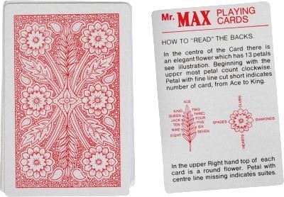 

Out Of Box Spy Magic Playing Cards Best For Flash Duplex Centered Board MMP(Pink)