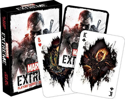 

Aquarius Marvel Extreme Playing Cards(Brown)