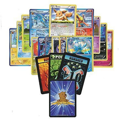 

GoldenGroundhog 30 Pokemon Pack Lot Includes Eevee3 Random Eevee(Multicolor)