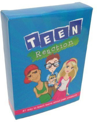 

Reaction Cards Teen Re Perfect Educational Stocking Stuffer For Teens(Blue)