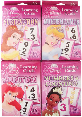 

Disney Princess Learning Cards(Multicolor)