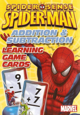 

Marvel Spider-Man Addition and Subtraction Learning Flash Cards(Multicolor)