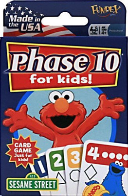 

TOONTOY Sesame Street Phase 10 For Kids Fundex(Blue)