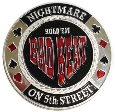

Casinoite Bad Beat Card Guard(Multicolor)