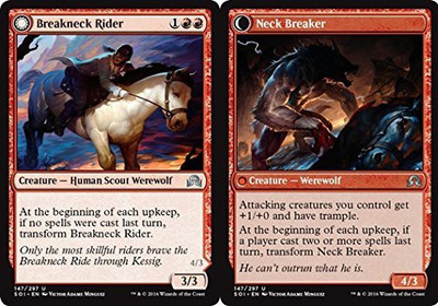 

Magic: the Gathering Breakneck Rider - Neck Breaker- Shadows Over Innistrad(Red)