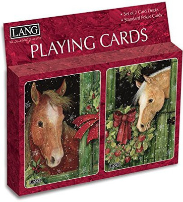 

Perfect Timing Puzzles Lang Holiday At The Stables Playing Wendy Bentley (Set Of 2)(Maroon)