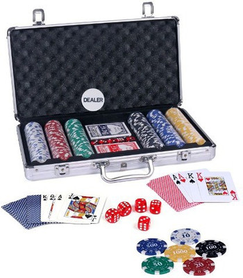 

Casinoite 300 Pcs Diced Poker Chip Set With Denomination Toy