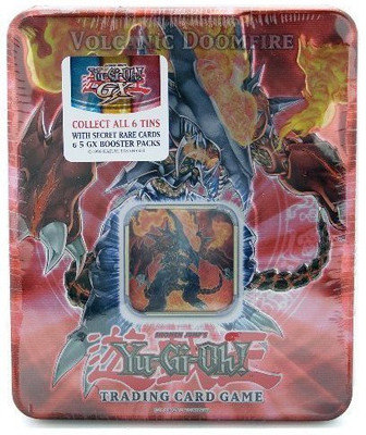 

Yu-Gi-Oh! Yugioh Gx 2007 Series 2 Collector Tin Set Volcanic Doomfire(Multicolor)
