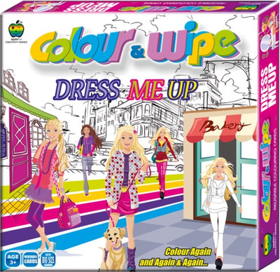 

Apple Fun Colour & Wipe Dress Me Up Jr.