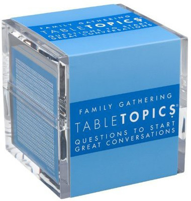 TableTopics Family Gathering Questions To Start Great Conversations(Blue)