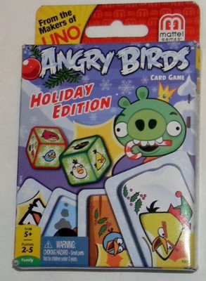 

Rovio Angry Birds Holiday Edition From The Makers Of Uno(Multicolor)