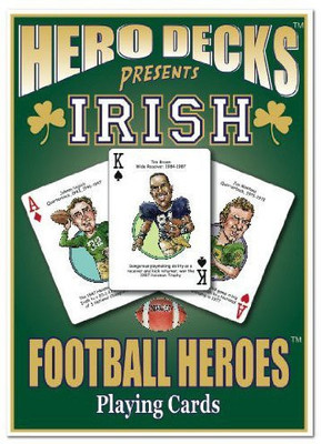 

Channel Craft Hero Decks Notre Dame Playing Cards(Green)