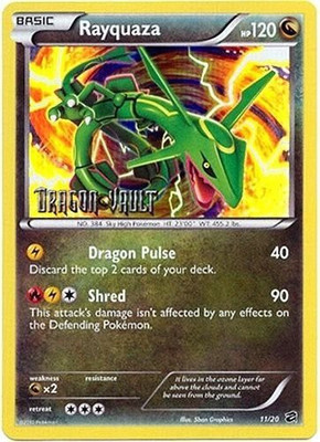

Pokemon Rayquaza (11) Dragon Vault Holofoil(Multicolor)