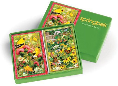 

Springbok Goldfinch Bridge Playing Cards(Green)