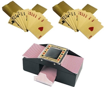 

Casinoite 2 Gold Decks With Card Shuffler