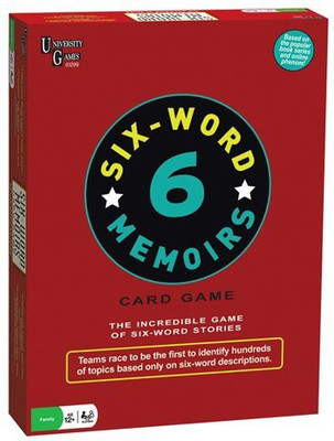 University Games 6 Word Memoirs Family(Red)