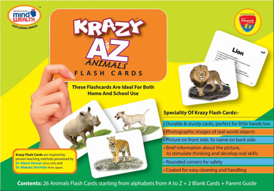 

Mind Wealth Krazy A to Z Animal Flash Cards