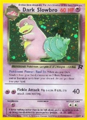 

Pokemon Dark Slowbro Holofoil Team Rocket 12(Pink)