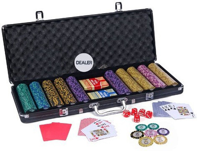 

Casinoite 500 Mauser Midway Clay Poker Chip Set Toy(Multicolor)