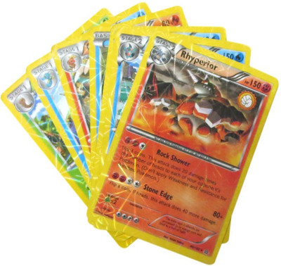 

DCS New Pokemon Cards For Kids(Multicolor)