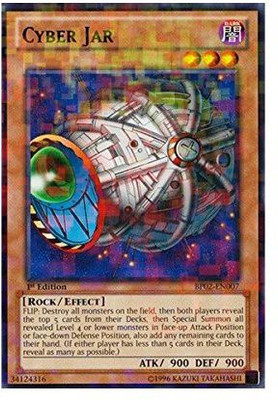 

Yu-Gi-Oh! Cyber Jar (Bp02En007) Battle Pack 2 War Of The Giants 1St(Multicolor)