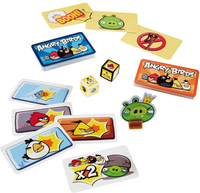 

Mattel Travel Card Games Angry Birds(Multicolor)