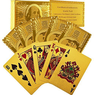 

Trademark Poker Playing Cards(Gold)