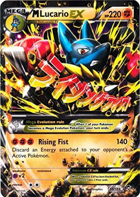 

Pokemon M/Mega Lucario (55/111) Xy Furious Fists Holo(Multicolor)