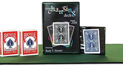 

Rock Ridge Magic The Color Changing Deck Bundle Dvdspecial Gimmick Bicycle(Black)