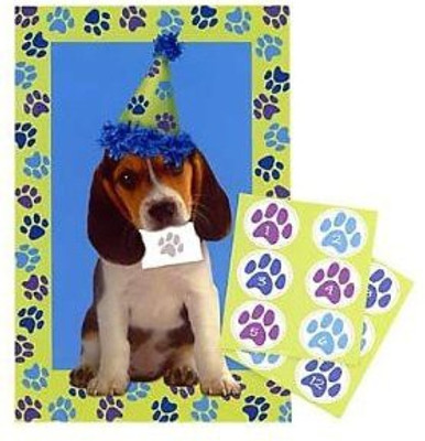 

Amscan BB005812 Puppy Party Game - Game For 12 Players(Multicolor)