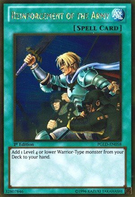 

Yu-Gi-Oh! Reinforcement Of The Army (Pglden058) Premium Gold 1St(Green)