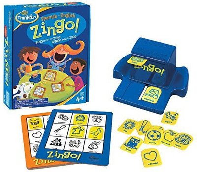 

ThinkFun Thinkfun Bilingual Zingo Spanish(Blue)