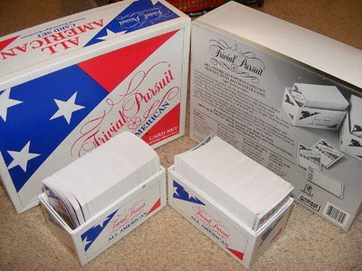 

Parker Brothers Trivial Pursuit All American Edition Trivia Set(White)
