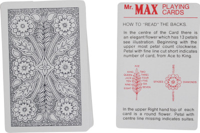 

Bs Spy Magic Playing Cards Best For Flash BS3 Duplex Centered Board(Navy)