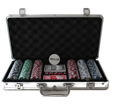 

MOG Poker Set - 300 Chips (Silver Case)(Multicolor)