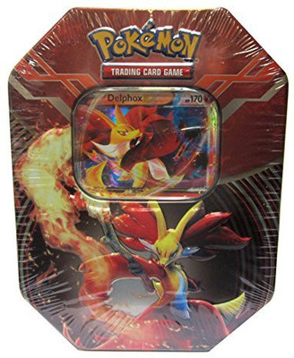 

Pokemon Xy 2014 Kalos Power Tin Delphoxex(Multicolor)