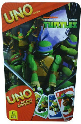 

Mattel Uno In Tin Box Tmnt Teenage Mutant Ninja Turtles(Multicolor)