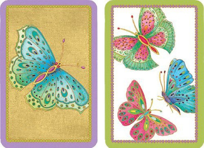 

Caspari entertaining with playing jumbo typejeweled butterflies(Multicolor)