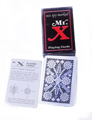 

new salwan sons MR.X marked and spy playing cards(Blue, Red)