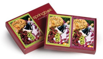 

Springbok Picnic Perfect Bridge Size Playing 2 Deck Set Standard Index(Maroon)